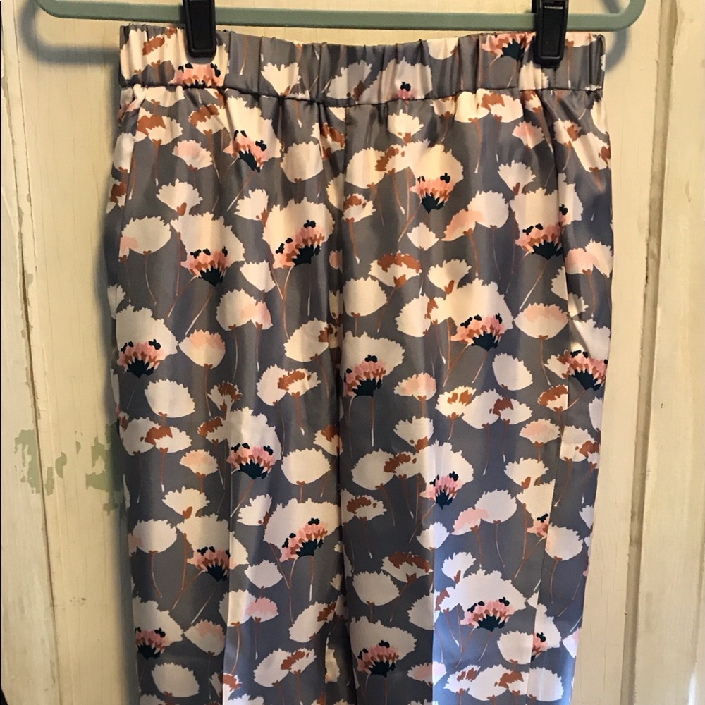 NWOT J. Crew Collection Pull-On Silk Pants - Lined